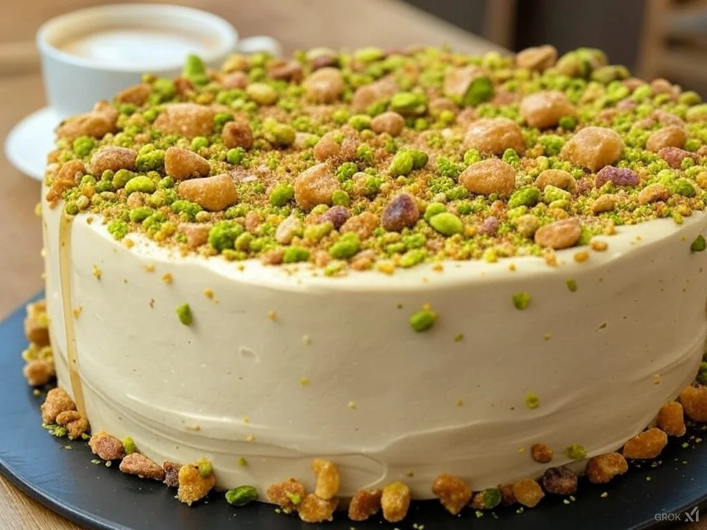 كعك البوستاشيو