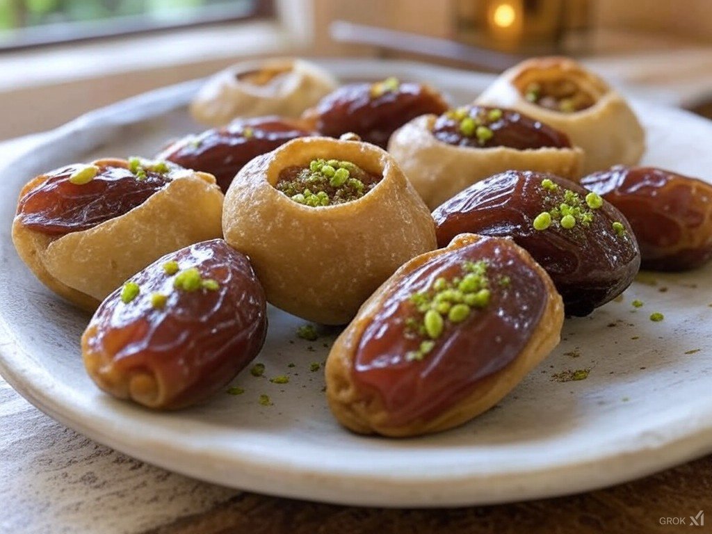 كيك محشي بالتمر – مذاق شرقي فاخر يجمع بين الأصالة واللذة! 🍰🌴✨