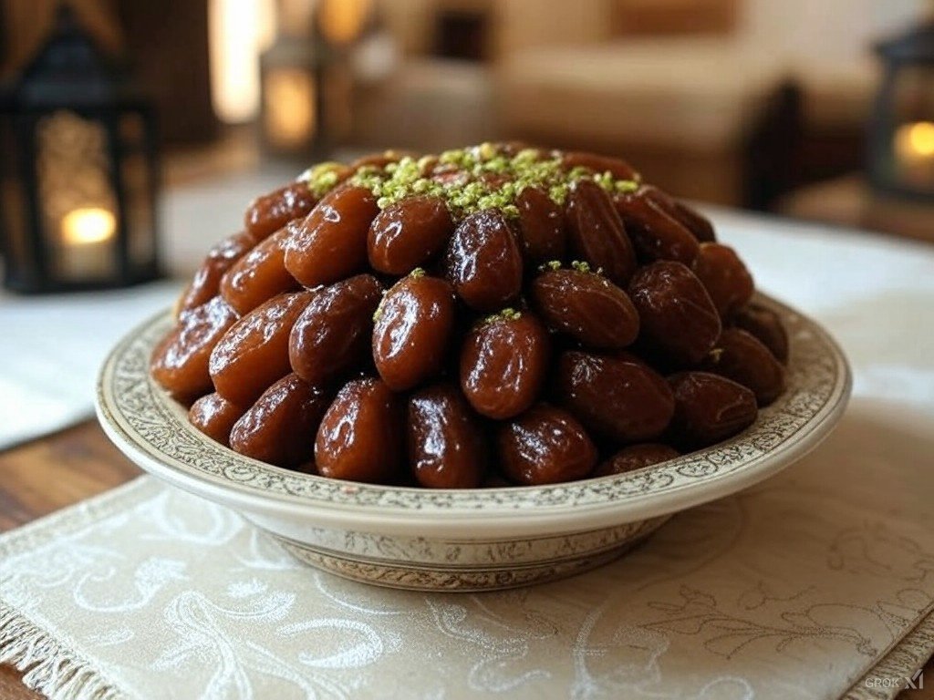 كيك محشي بالتمر – مذاق شرقي فاخر يجمع بين الأصالة واللذة! 🍰🌴✨