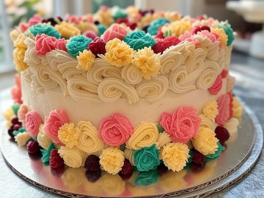 كيك طبقات الفانيليا – نكهة كلاسيكية بلمسة فاخرة