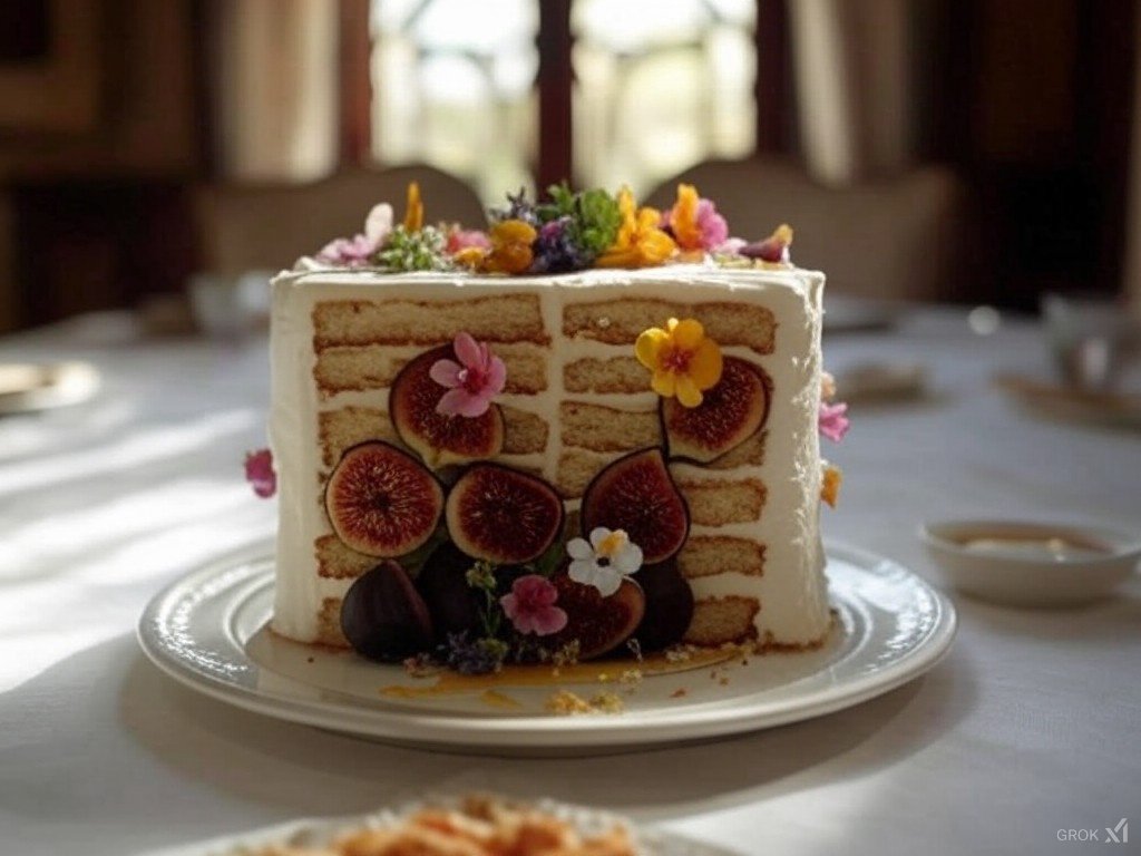 كيك محشي بالتين – مزيج رائع من الحلاوة والطراوة!