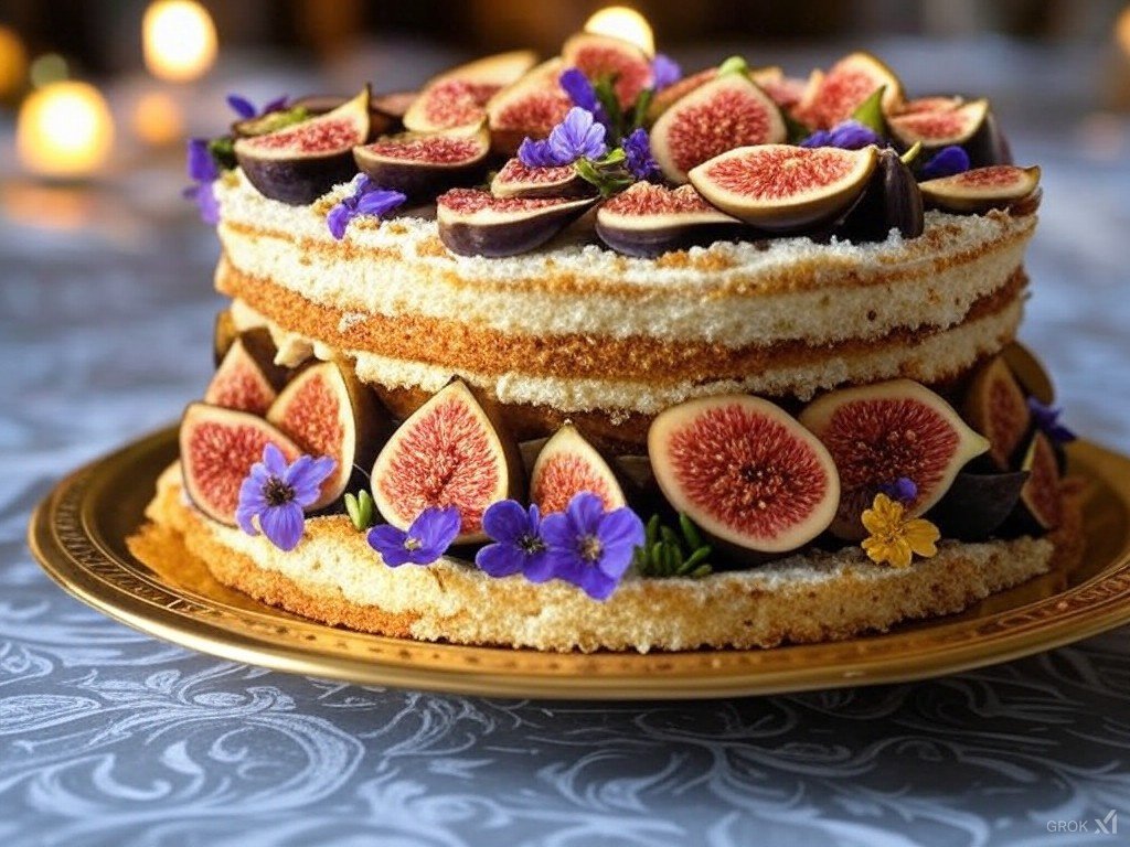 كيك محشي بالتين – مزيج رائع من الحلاوة والطراوة!