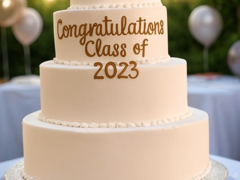 تورتة التخرج بلمسة من الأناقة والورود!